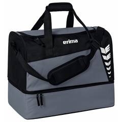 erima six wings sporttasche mit bodenfach farbe slate grey schwarz groesse m